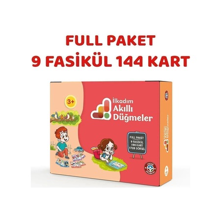 Çocuk Akademi 3 Yaş Full Paket Akıllı Düğme