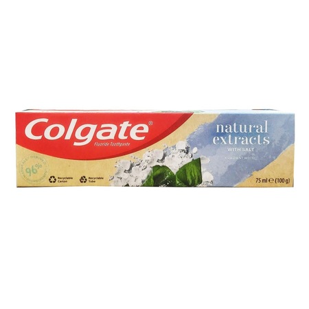 Colgate Natural Extracts With Salt Tuz Özlü Diş Macunu 75 ML