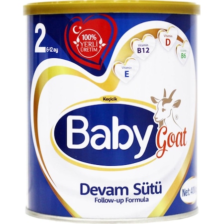 Baby Goat 2 Keçi Sütlü Devam Sütü 6-12 Ay 400 G