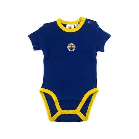 Fenerbahçe Lisanslı Unisex Bebek Kısa Kollu Body Zıbın