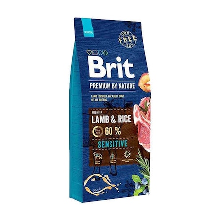 Brit Premium Sensitive Lamb Kuzu Etli Yetişkin Köpek Maması 15 KG