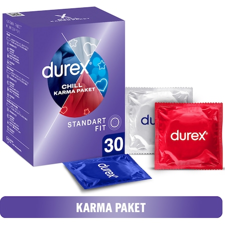 Durex Chill Prezervatif 30'lu