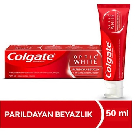 Colgate Optic White Parıldayan Beyazlık Beyazlatıcı Diş Macunu 50 ML