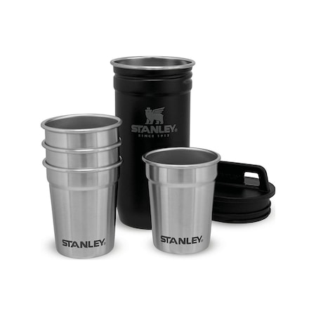 Stanley Unisex Termos Stan Adv Gift Box Shot Gl St H.Grn +Flask-E