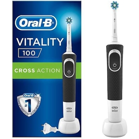 Oral-B Vitality D100 Cross Action Şarjlı Diş Fırçası Siyah