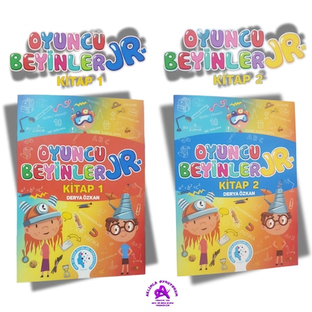 Tazof Oyuncu Beyinler Jr. Seviye 1-2 2 Kitap Bir Arada