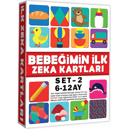 Dıy Toy Eğitici Kartlar 6-12 Ay Erken Eğitim Zeka Kartı