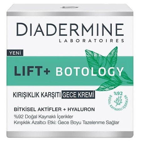 Diadermine Lift+ Botology Kırışıklık Karşıtı Gece Kremi 50 ML