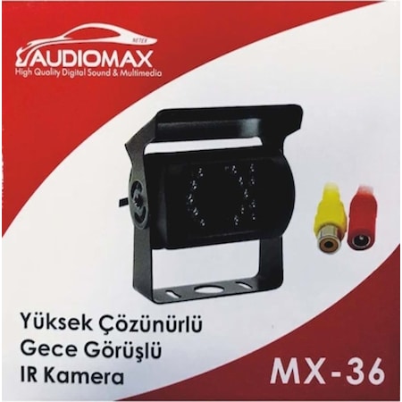 Audıomax Mx 36 Büyük Geri Görüş Kamerası Gece Görüşlü A8