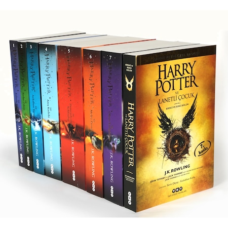 Harry Potter 8 Kitap Seti - J.K. Rowling - Yapı Kredi Yayınları
