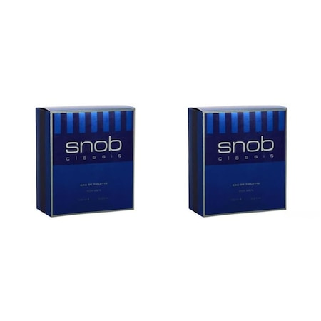 Snob Classic Erkek Parfüm EDT 2 x 100 ML