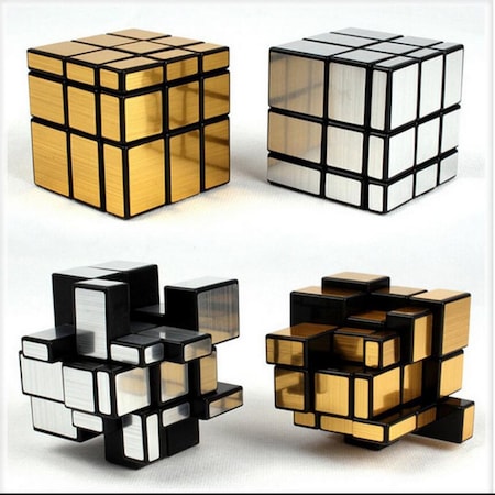 Mirror Zeka Küpü Sihirli Zeka Küpü Chrome Magic Cube