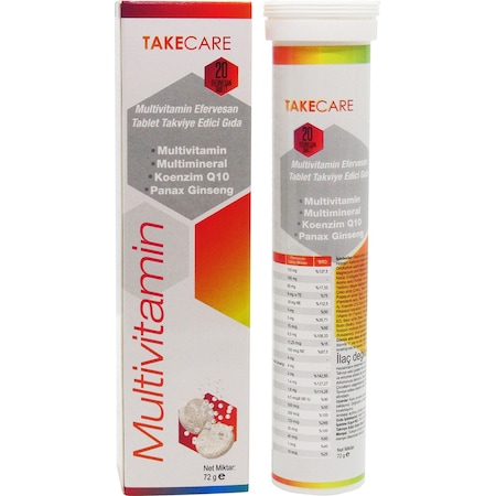 Takecare Multivitamin Multimineral 20 Efervesan Tablet