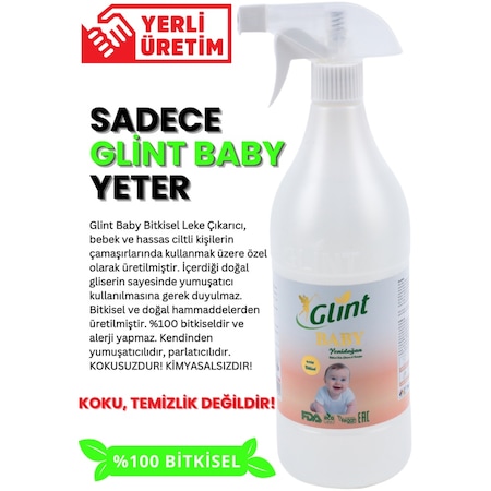 Glint Baby %100 Bitkisel Kokusuz Bebek Yenidoğan Çamaşır Temizleyici 1 Litre