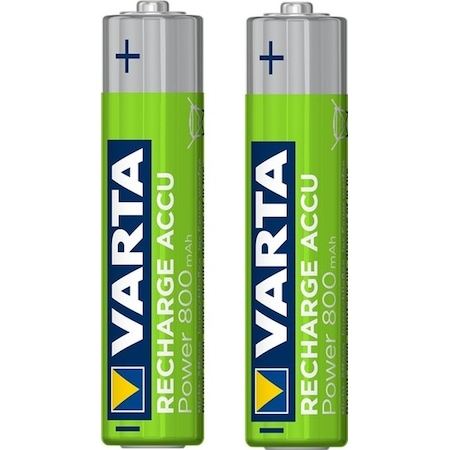 Varta 56703 800 mAh Blister AAA Ni-MH Şarj Edilebilir İnce Kalem Pil 2'li