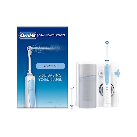 Oral-B Ağız Sağlığı Merkezi Ağız Duşu + Oxyjet Başlığı + Waterjet Başlığı