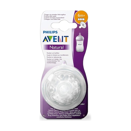 Philips Avent Natural Biberon Emziği 6 Ay 2li