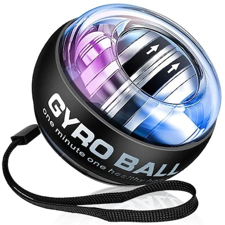 Upway Gyro Ball El ve Bilek Egzersiz Topu - Otomatik Jiroskop Kol Kuvvet Spor Ekipmanı