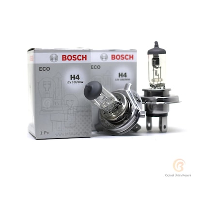 Bosch Ampul H4 12V 100W P43T Tırnaklı 1987302840 2 Adet