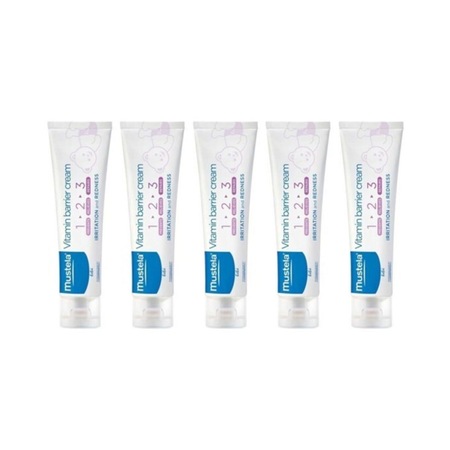 Mustela Vitamin Barrier 1.2.3 Pişik Kremi 100 ml 5 Kutu