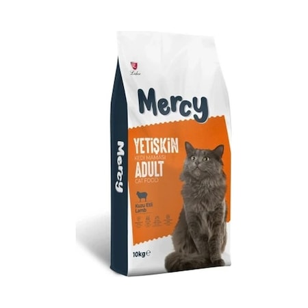 Mercy Kuzu Etli Yetişkin Kedi Maması 10 KG