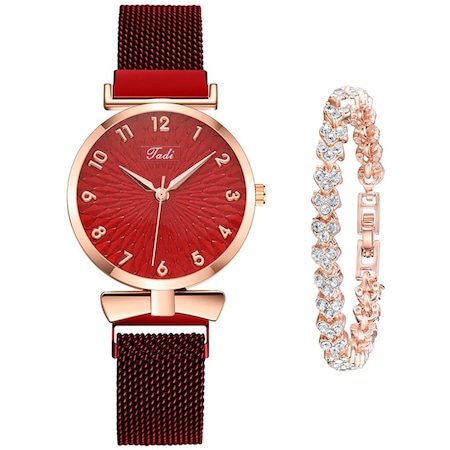 Fashionwoca W0103 Kırmızı Kadın Saati