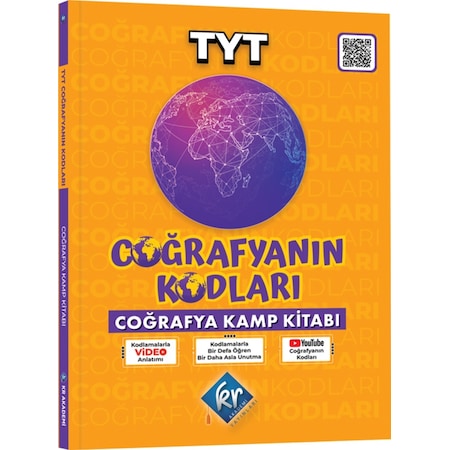 Coğrafyanın Kodları Tyt Coğrafya 9. Sınıf 10. Sınıf Kamp Kitabı - Kr Akademi Yayınları