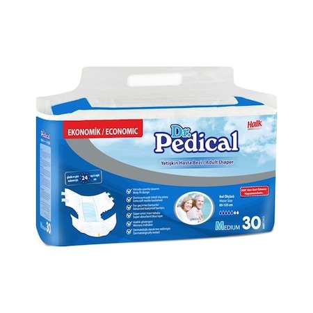 Dr.Pedical Yetişkin Hasta Bezi Orta Boy Medium (M) 120 Adet