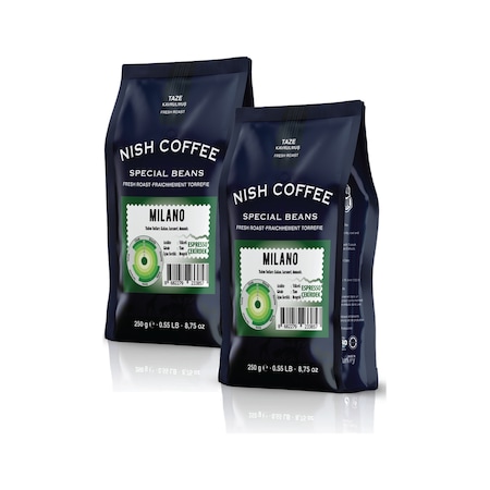 Nish Coffee Milano Espresso Çekirdek Kahve 2 x 250 G