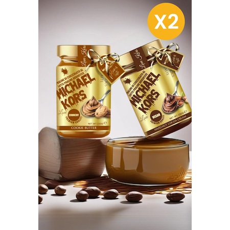 Love Michael Kors Praline Dı Cioccolato Al Latte Praline Ass Fındık Kreması + Bisküvi Ezmesi 2 x 330 G