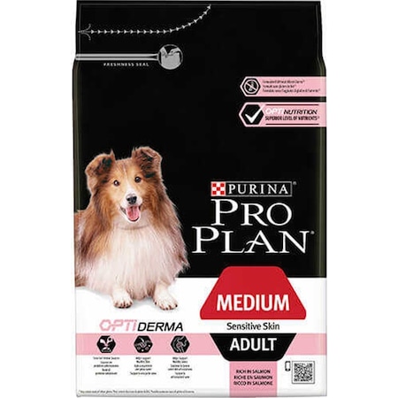 Purina Pro Plan Medium Adult Somonlu Hassas Yetişkin Köpek Maması 14 KG