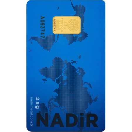 Nadir Gold 24 Ayar Gram Altın 2.5 G