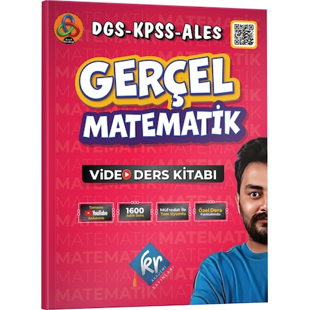 Gerçel Matematik DGS KPSS ALES Video Ders Kitabı- KR Akademi