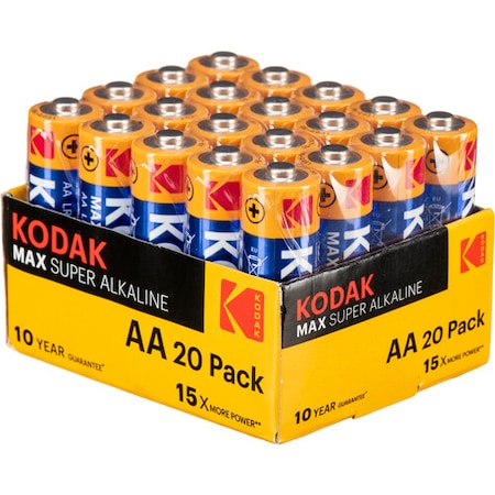 Kodak Max Super Alkalin 20 Adet - Aa Kalem Pil