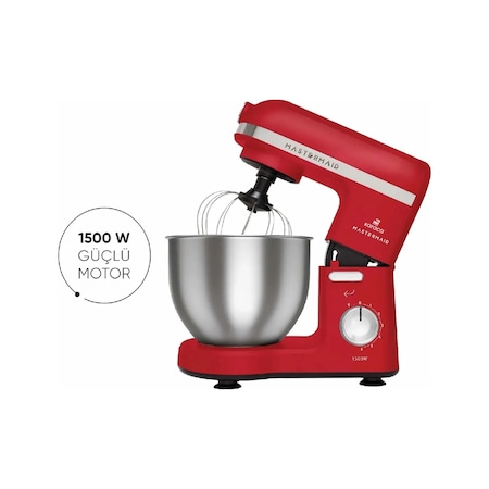 Karaca Mastermaid Chef 1500 W 5 LT Stand Mikser Red