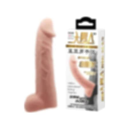 Hızlı Express Baile Süper Realistik 8 Cm Dolgulu Iç Boşluklu Penis Kılıfı