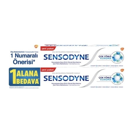 Sensodyne Çok Yönlü Koruma 2'li Fırsat Seti Diş Macunu 2 x 75 ML