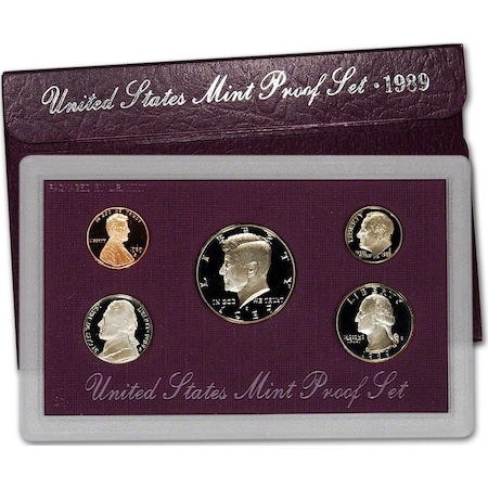 Amerika 1989 S Seri Tedavül Seti - Usa Proof Set - Nadir