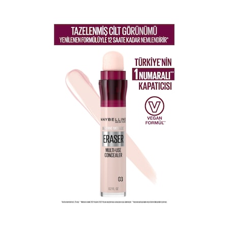 Maybelline New York Instant Anti Age Eraser Kapatıcı 03 Fair