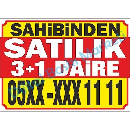 Sahibinden Satılık Emlak Branda Afiş Pankart (436277577)