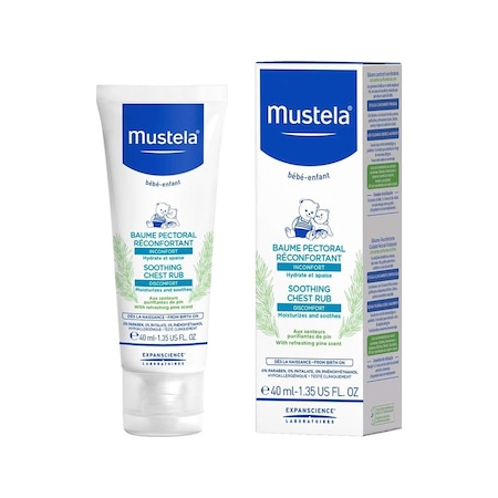 Mustela Soothing Chest Rub Yatıştırıcı Göğüs Balsamı 40 Ml