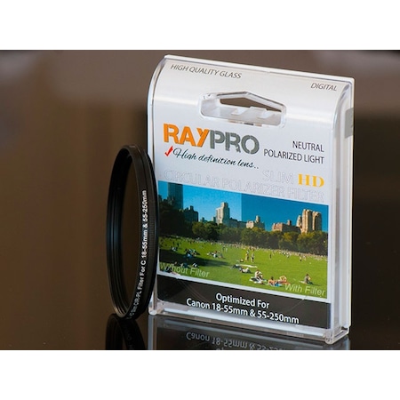 Raypro 58 MM HD Slim Polarize Filtre