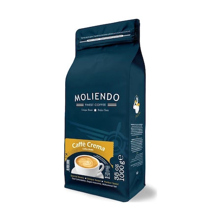 Moliendo Finest Coffee Caffe Crema Çekirdek Kahve 1 KG