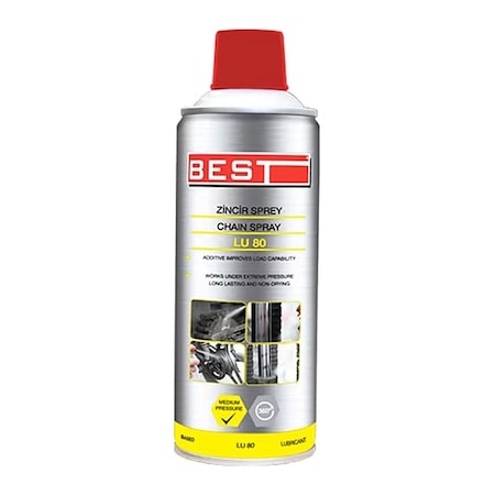 Best Lu-80 Sprey Bisiklet Zincir Yağlayıcı 400 ML