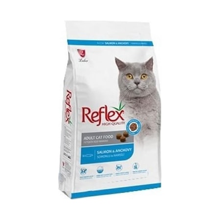 Reflex Somonlu ve Hamsili Yetişkin Kedi Maması 15 KG