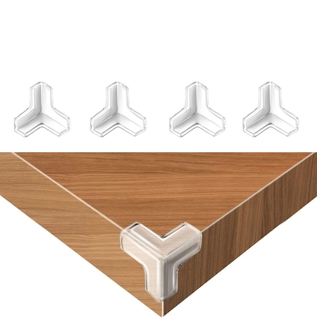Bebekler İçin Silikon Eşya Masa Köşe Koruyucu Al4544 4 Adet