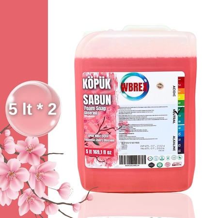 Wbrex Japon Kiraz Çiçeği Köpük Sabun 2 x 5 L