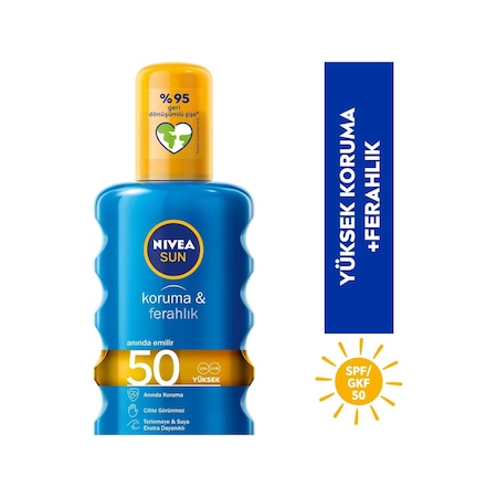 Nivea Sun Koruma & Ferahlık Transparan Güneş Spreyi SPF50 200 ML