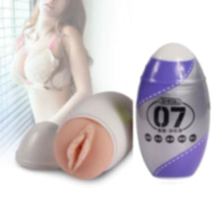 Hızlı Express Süper Realistik Gerçekçi Doku 11 CM Suni Yapay Vajina Mini Egg Mastürbatör No: 7