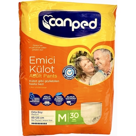 Canped Emici Külot Hasta Bezi M 30'lu